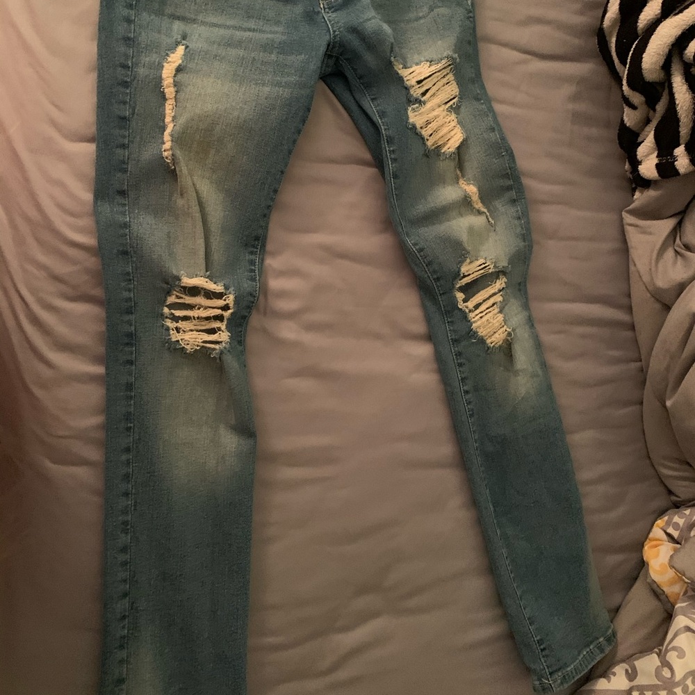 Medium Rise Skinny Jeans